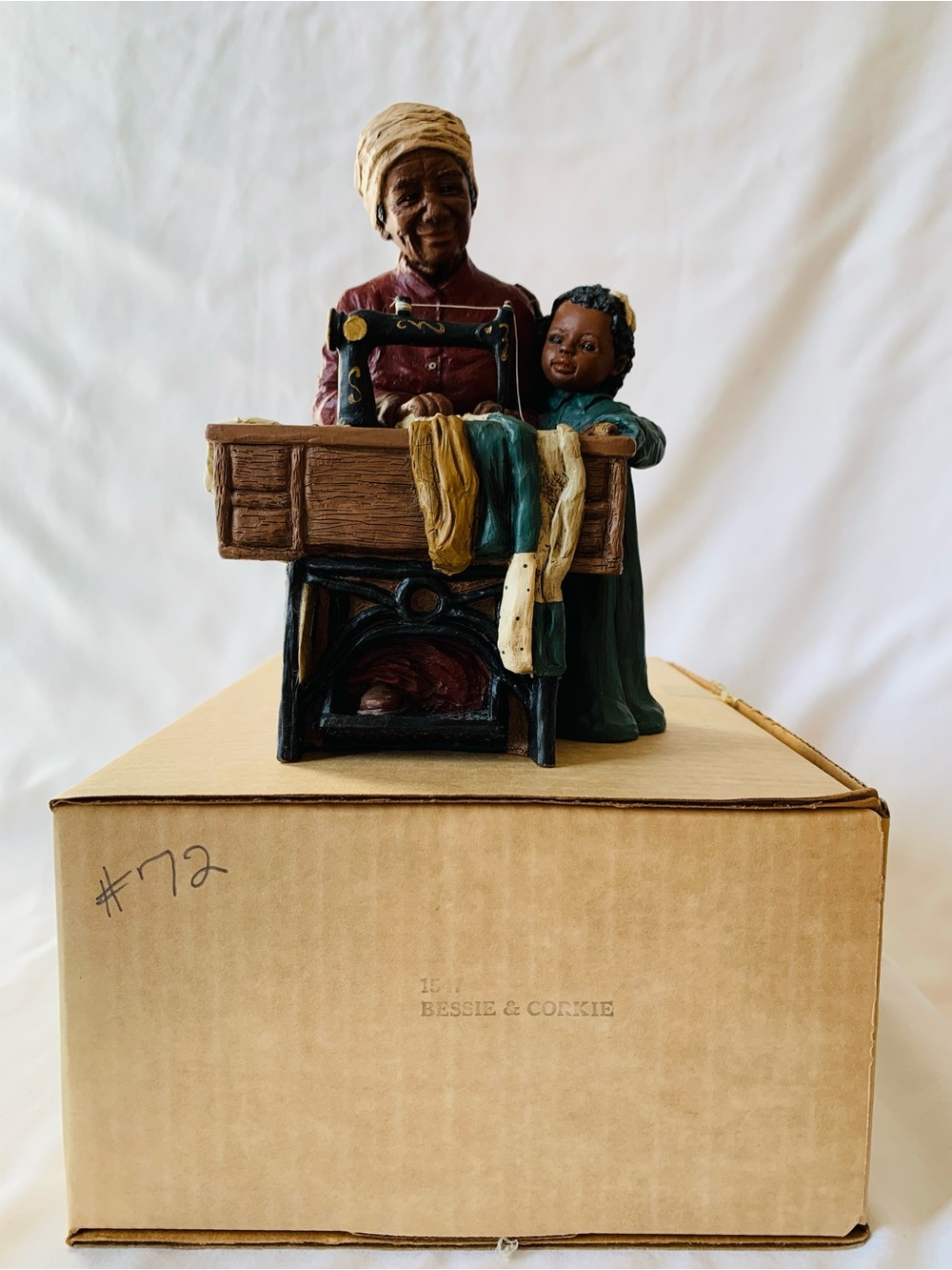 Rare Vintage All God’s Children “Bessie & Corrie” Figurine (#1547) COA & Box